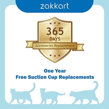 Zakkart Cat Window Perch - Foldable, Sturdy Hammock for Cats