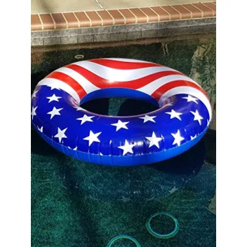 Playscene Giant American Flag Pool Float for Summer Fun