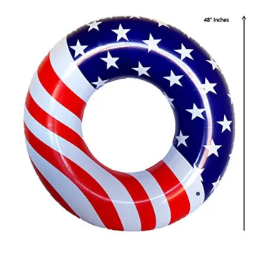 Playscene Giant American Flag Pool Float for Summer Fun