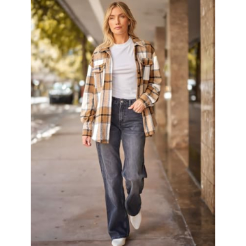 AUTOMET Women's Fall Fashion Shackets & Shirts 2024