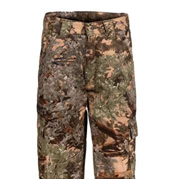 King's Camo KCK202 Kids Classic Six Pocket Cargo Pants, Desert Shadow