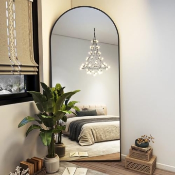 BEAUTYPEAK 71"x26" Arch Full Length Mirror - Elegant Design for Bedrooms and Dressing Rooms