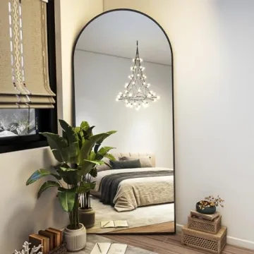 BEAUTYPEAK 71"x26" Arch Full Length Mirror - Elegant Design for Bedrooms and Dressing Rooms
