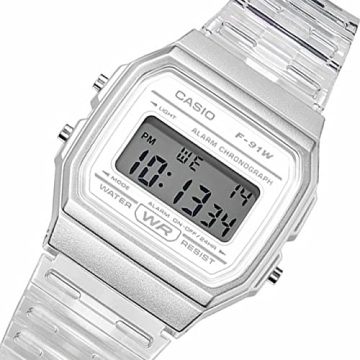 Casio F-91WS-7CF Quartz Watch with Resin Strap