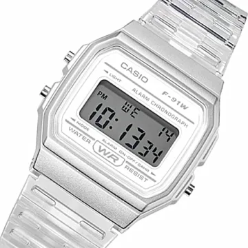 Casio F-91WS-7CF Quartz Watch with Resin Strap
