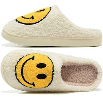 Smile Face Slippers - Stylish & Comfy for All Ages