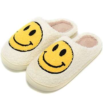 Smile Face Slippers - Stylish & Comfy for All Ages