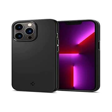 Spigen Thin Fit Designed for iPhone 13 Pro Case (2021) - Black