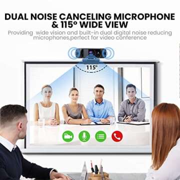 VITADE Webcam with Microphone 1080P HD Web Camera, 672 USB Desktop Web Cam Facecam Video Cam for Streaming Gaming Conferencing Mac Windows PC Laptop Computer