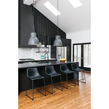 Stylish Ashley Centiar 24 inch Counter Height Barstools