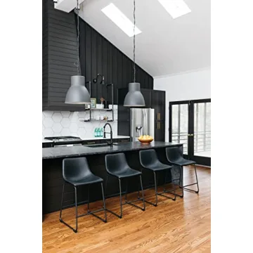 Stylish Ashley Centiar 24 inch Counter Height Barstools