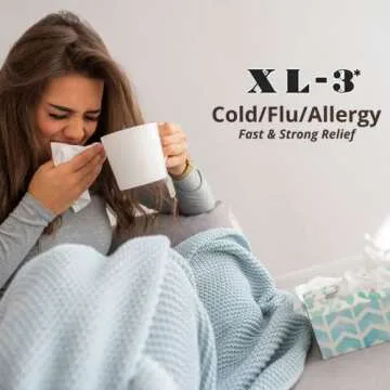 XL-3 Cold and Flu Non-Drowsy Relief 2-Pack of Tablets