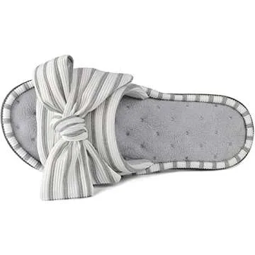 Comfortable Eurytides Slide Slippers for Women in Light Grey