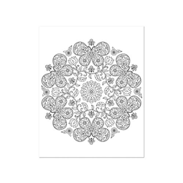 Color & Frame - In the Garden Adult Coloring Book