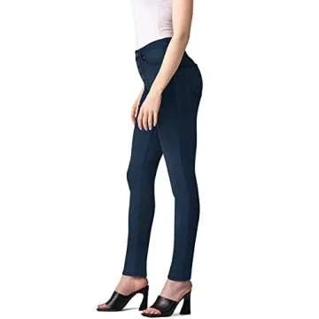 Hybrid & Company Women’s Classic Denim Mid Rise Skinny Jeans Super Stretch Pants P43243SK