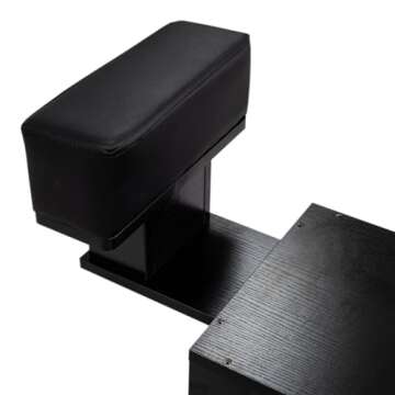 Berkeley Pedicure Cart with Footrest Beauty Nail Salon Furniture