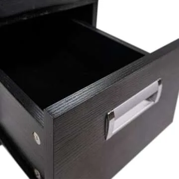 Berkeley Pedicure Cart with Footrest Beauty Nail Salon Furniture