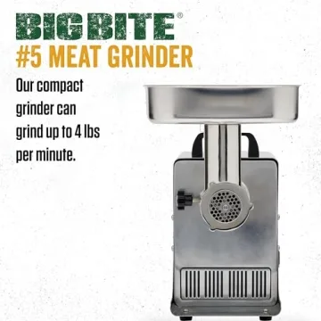 LEM Big Bite #5 Meat Grinder for Home Use