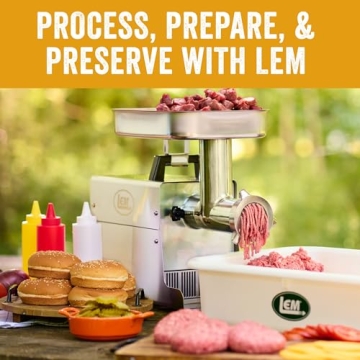 LEM Big Bite #5 Meat Grinder for Home Use