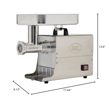 LEM Big Bite #5 Meat Grinder for Home Use