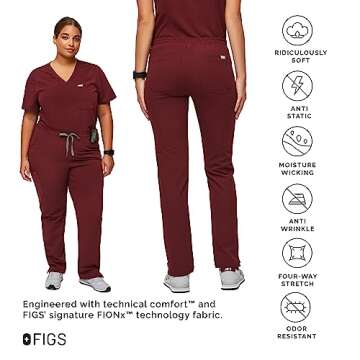 FIGS YOLA Skinny Scrub Pants – Comfort and Style for Women