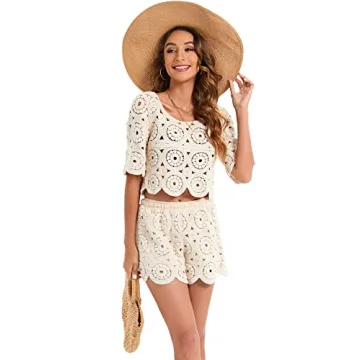 Chic Women's Bikini Beach Swimwear Cover Up Set