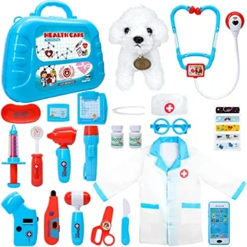 Meland Toy Doctor Kit - Realistic Pretend Play Doctor Set for Kids