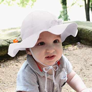 SimpliKids UPF 50+ Baby Sun Hat for Kids 2-4 Years