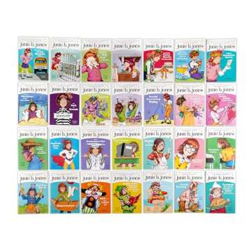 Junie B. Jones Books in a Bus 28-Book Boxed Set: The Complete Collection: Books 1-28