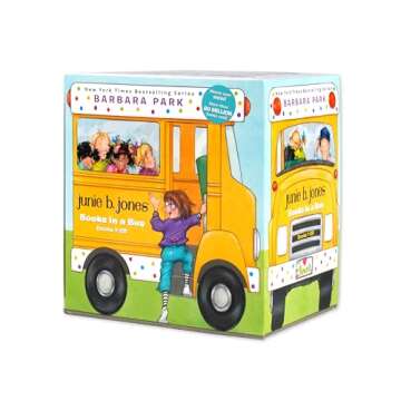 Junie B. Jones Books in a Bus 28-Book Boxed Set: The Complete Collection: Books 1-28