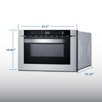 Summit 24 Inch Built-In Microwave Drawer ADA Compliant
