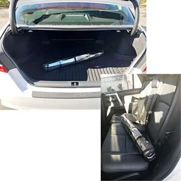 HeatShield, The Original Windshield Sun Shade, Custom-Fit for Tesla 3 Sedan 2018, 2019, 2020, 2021, 2022, 2023, 2024 Gold Series