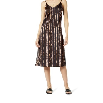 The Drop Women's Ana Silky V-Neck Midi Slip Dress