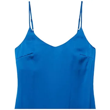 The Drop Women's Ana Silky V-Neck Midi Slip Dress