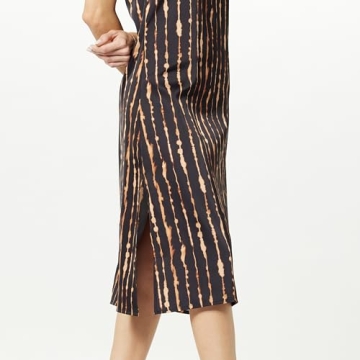 The Drop Women's Ana Silky V-Neck Midi Slip Dress