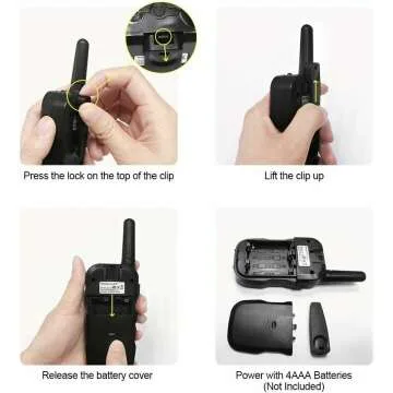 Kids Walkie Talkies - 3 Pack, 22 Channels