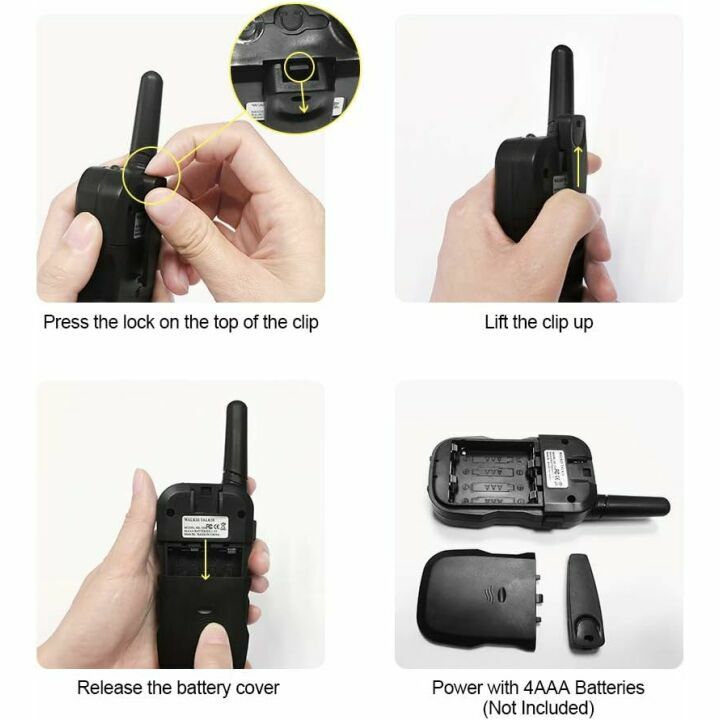 Kids Walkie Talkies - 3 Pack, 22 Channels