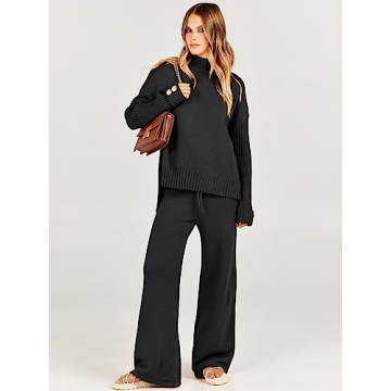 ANRABESS Cozy Two Piece Outfit - Stylish & Comfy Loungewear