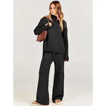 ANRABESS Cozy Two Piece Outfit - Stylish & Comfy Loungewear