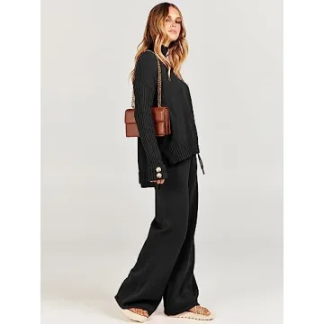 ANRABESS Cozy Two Piece Outfit - Stylish & Comfy Loungewear