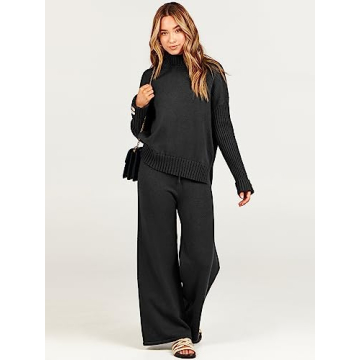 ANRABESS Cozy Two Piece Outfit - Stylish & Comfy Loungewear