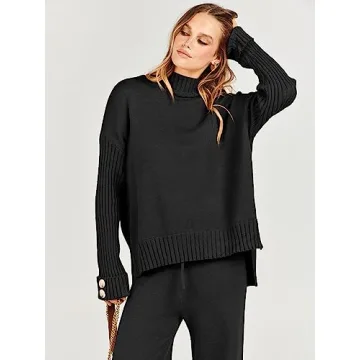 ANRABESS Cozy Two Piece Outfit - Stylish & Comfy Loungewear