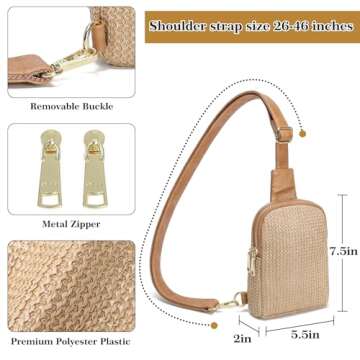 INICAT Small Sling Beach Bag for Women - Stylish & Versatile