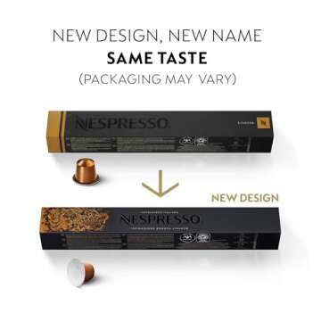 Nespresso Capsules Original Line, Livanto, Medium Roast Espresso Coffee, 50 Count Coffee Pods