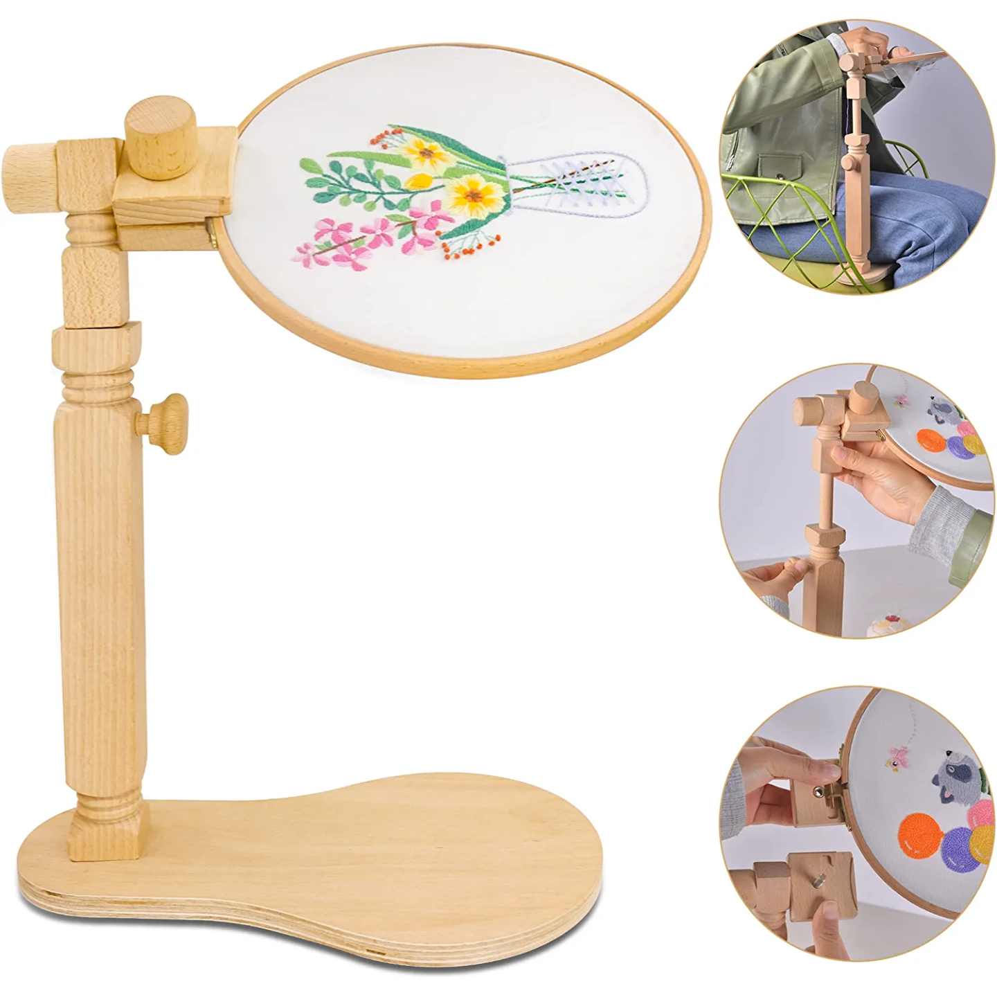 Adjustable Embroidery Stand for DIY Crafts