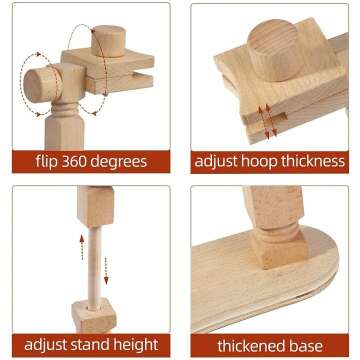Adjustable Embroidery Stand for DIY Crafts