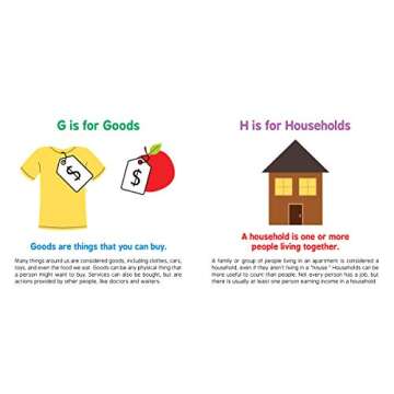 ABCs of Economics: Simple Explanations of Complex Concepts Like Supply, Demand, Capital, and More for Toddlers and Kids (ABC Board Books, Basic Economics for Kids) (Baby University)