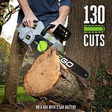 EGO 14" Cordless Chainsaw - Powerful & Lightweight Electric Cutting