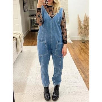 Stylish Denim Overall Jumpsuits for Women