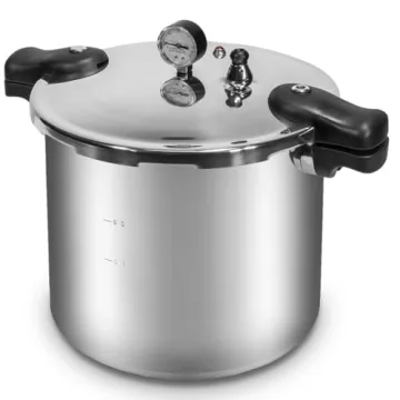 Barton 22-Quart Pressure Canner Pressure Cooker Pressure Gauge with Rack, Induction Compatible, Stea...